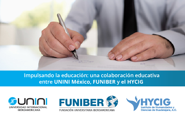 UNINI México, FUNIBER y el Instituto de Humanidades y Ciencias de Guadalajara firman un convenio de colaboración educativa